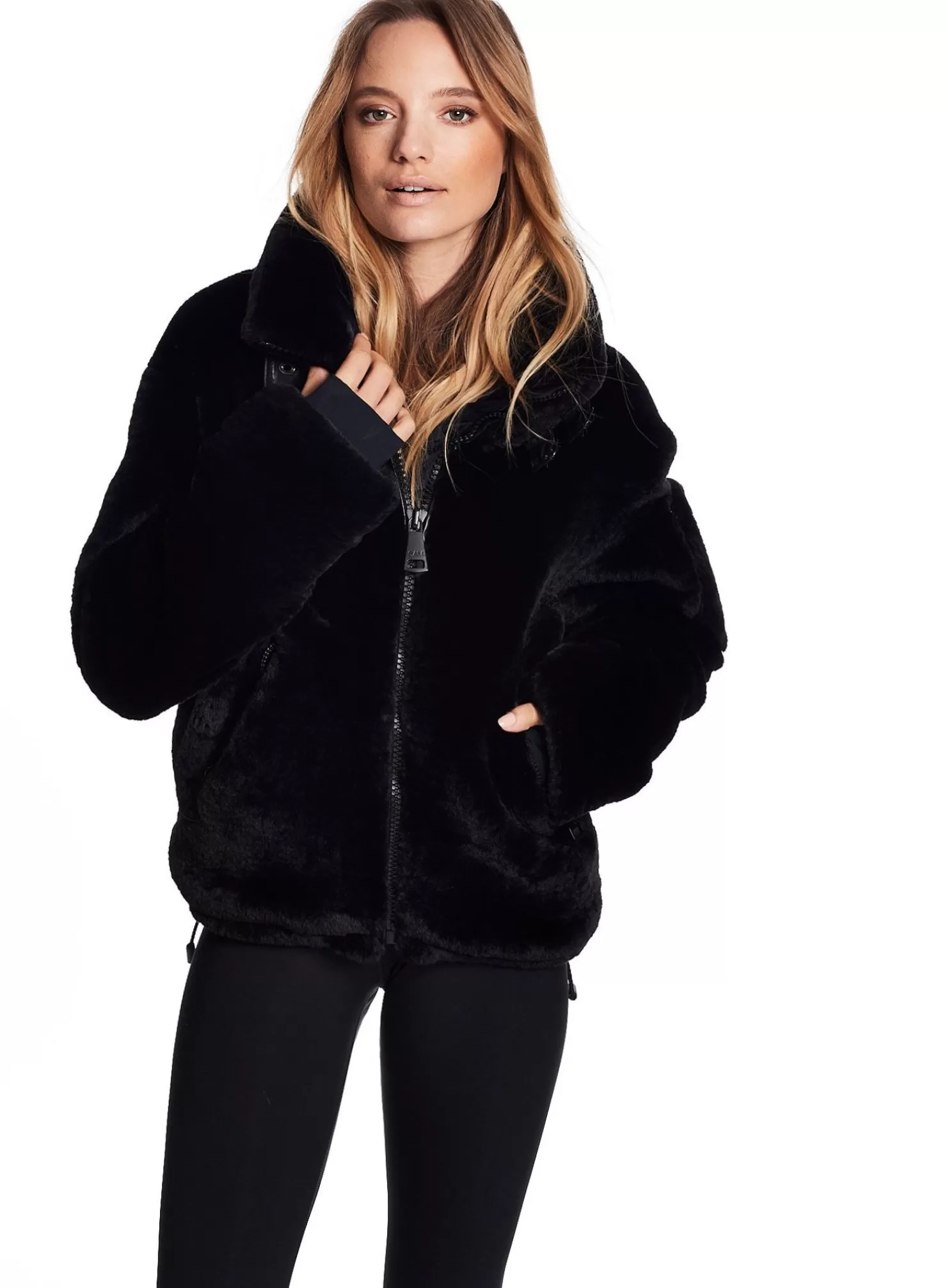 SAM Vegan Leather & Faux Fur | Faux Fur Denver Black