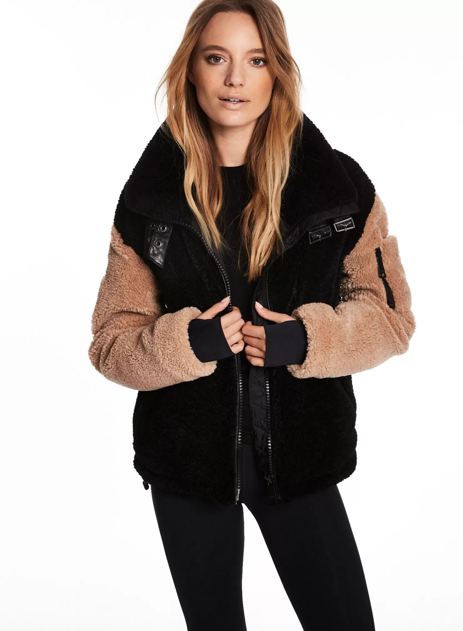 SAM Sherpa Jackets | Sherpa Denver Camel/Black