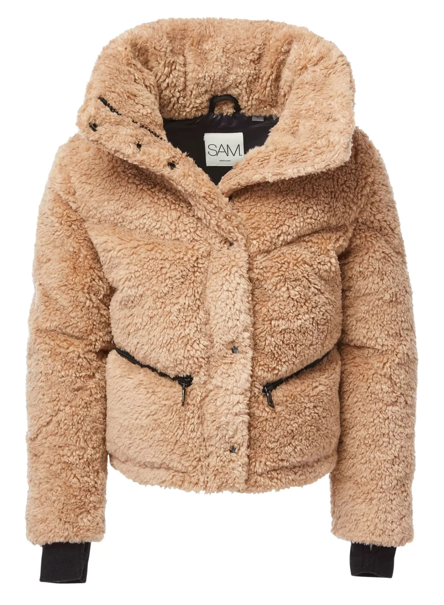 SAM Girls 2-6 | Toddler Girls Sherpa Athlete Camel