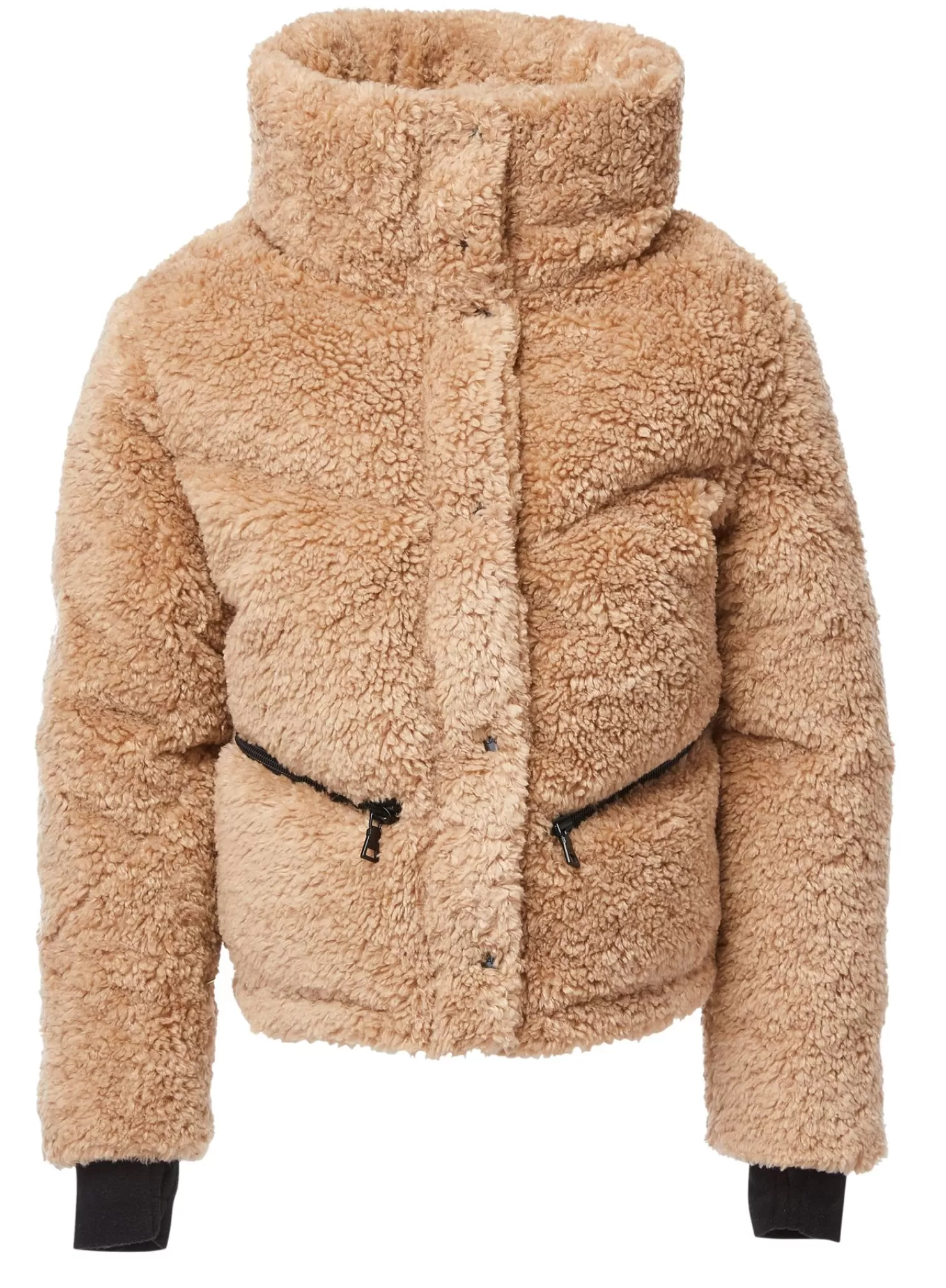 SAM Girls 2-6 | Toddler Girls Sherpa Athlete Camel