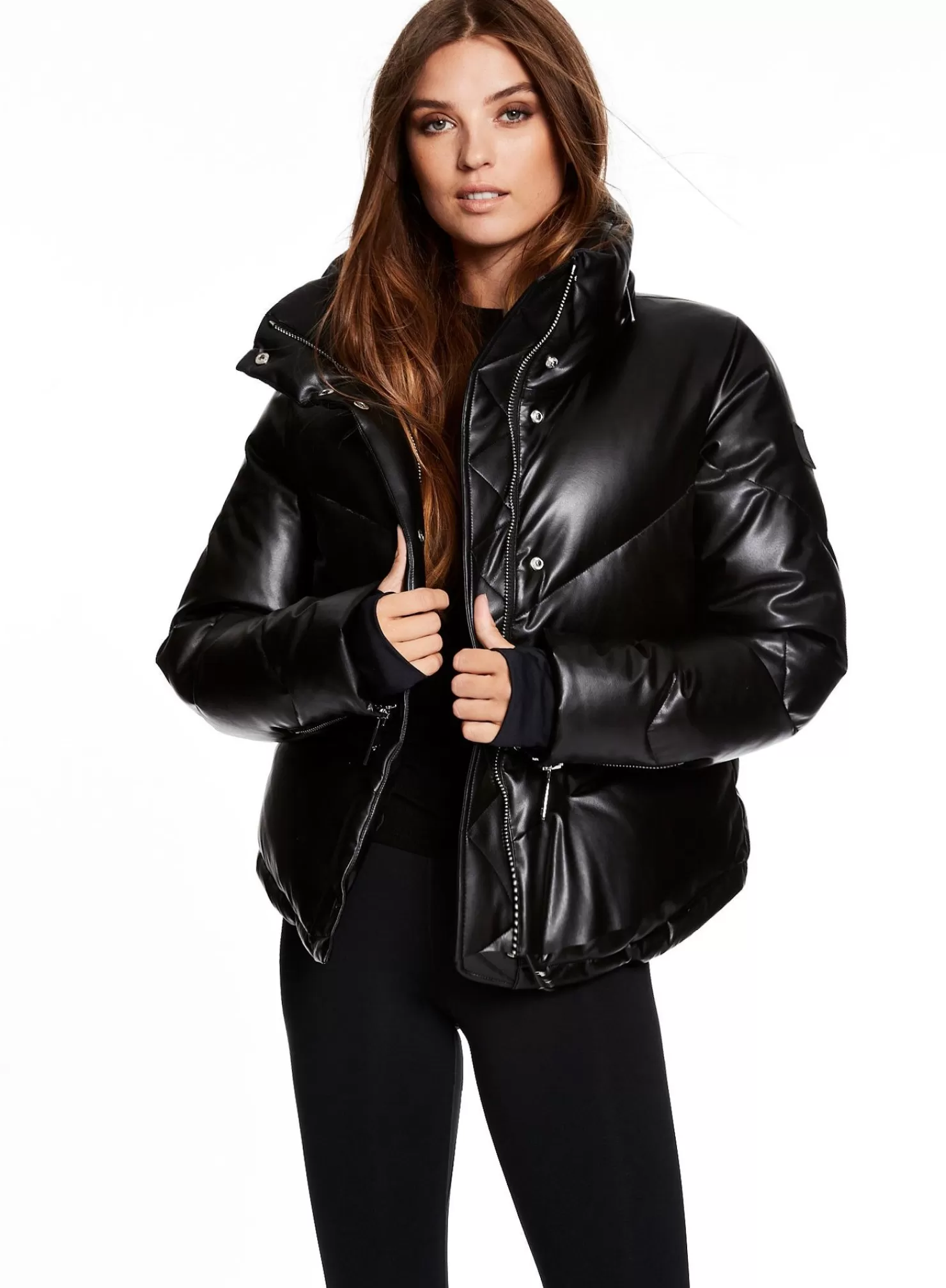 SAM Vegan Leather & Faux Fur | Vegan Leather Athlete Black