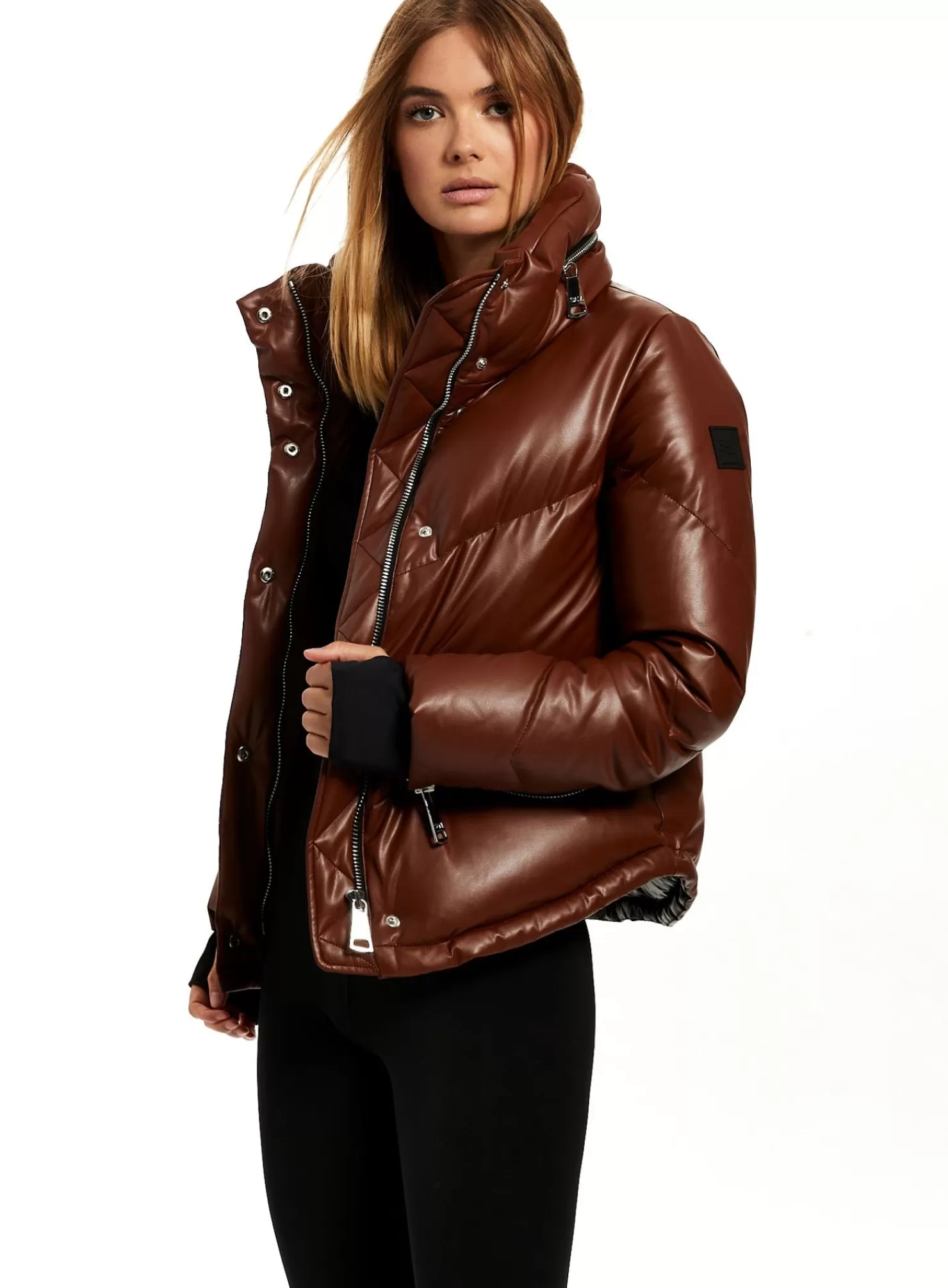 SAM Vegan Leather & Faux Fur | Vegan Leather Athlete Brandy